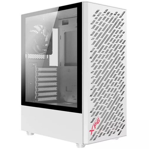 Gabinete Gamer XPG VALOR AIR ATX Media Torre 4 FAN Cristal Templado Blanco VALORAIRMT-WHCWW 