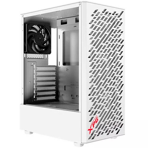 Gabinete Gamer XPG VALOR AIR ATX Media Torre 4 FAN Cristal Templado Blanco VALORAIRMT-WHCWW 