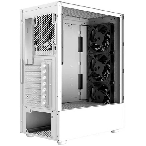 Gabinete Gamer XPG VALOR AIR ATX Media Torre 4 FAN Cristal Templado Blanco VALORAIRMT-WHCWW 