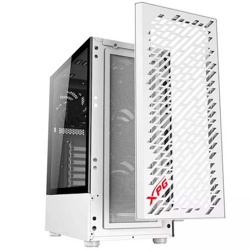 Gabinete Gamer XPG VALOR AIR ATX Media Torre 4 FAN Cristal Templado Blanco VALORAIRMT-WHCWW 