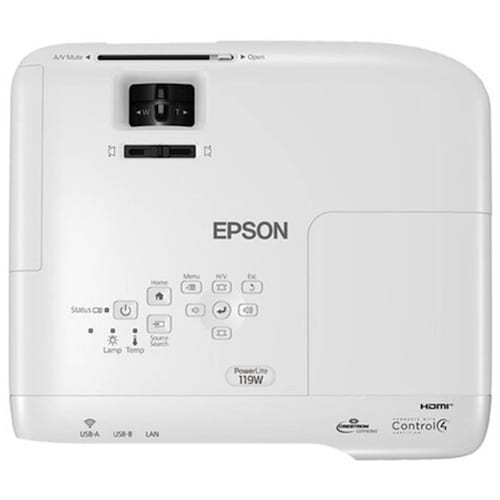 Proyector EPSON PowerLite 119W WXGA 3LCD 4000 LUMENES HDMI V11H985020 