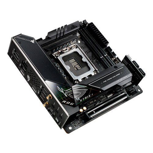 Tarjeta Madre ASUS ROG STRIX Z690-I GAMING WIFI LGA 1700 2x DDR5 2x M.2 PCIe 4.0 USB-C WIFI 6E BT 5.2 Mini ITX 