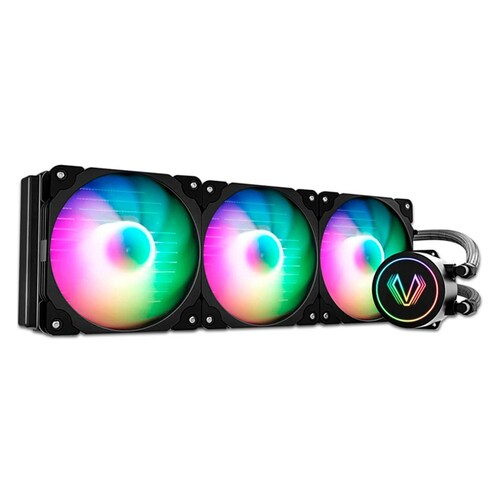 Enfriamiento Liquido VETROO V360 ARGB Intel LGA 1700 Amd AM5 360mm Negro VT-AIO-V360-BK 