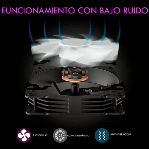 Enfriamiento Liquido VETROO V360 ARGB Intel LGA 1700 Amd AM5 360mm Negro VT-AIO-V360-BK 