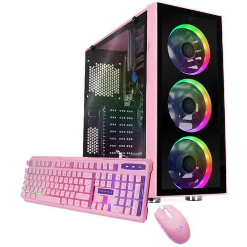 Xtreme PC Gamer Intel Core I7 16GB SSD 240GB 3TB RGB WIFI Pink 