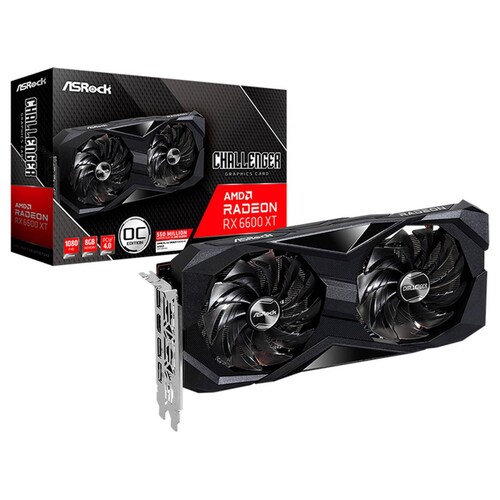 Tarjeta de Video ASROCK Radeon RX 6600 XT Challenger D 8GB OC RX 6600XT CLD 8GO 
