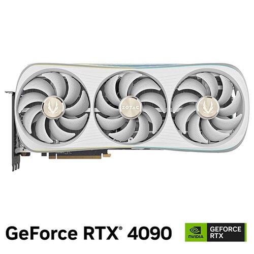 Tarjeta de Video ZOTAC GAMING GeForce RTX 4090 AMP Extreme AIRO White Edicion 24GB GDDR6X ZT-D40900K 