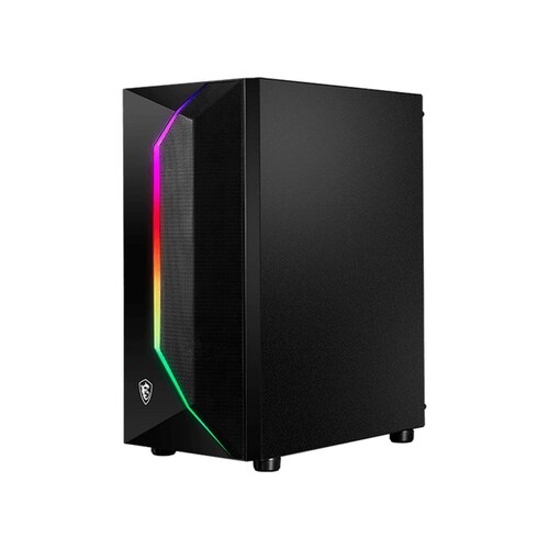 Gabinete Gamer MSI MAG VAMPIRIC 100R 2 Fan Cristal Templado 