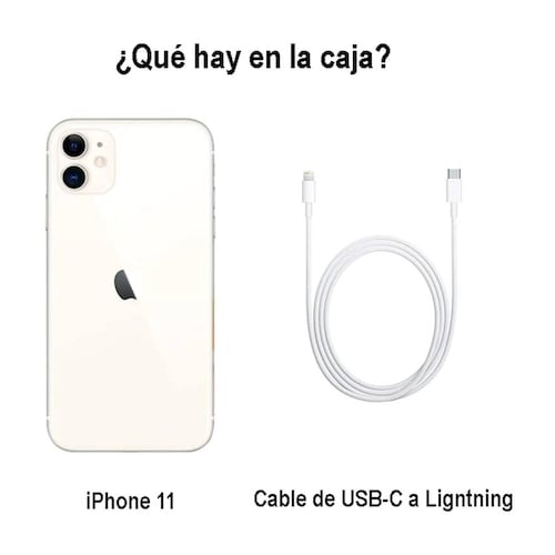  Apple iPhone 11, 256GB, Blanco (Reacondicionado) : Celulares y  Accesorios