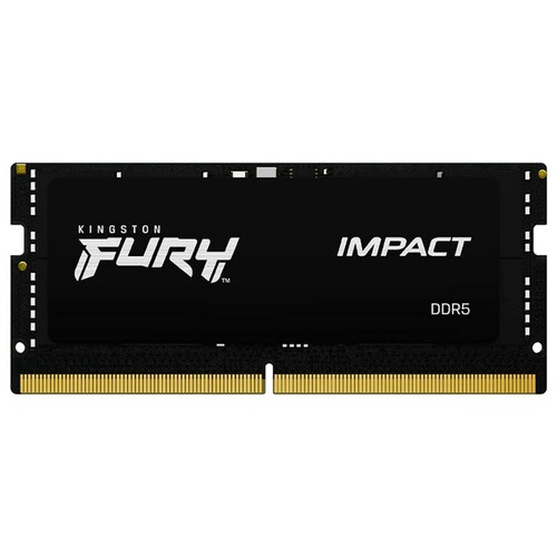 Memoria RAM DDR5 8GB 4800MT/s KINGSTON FURY IMPACT Laptop Negro KF548S38IB-8 