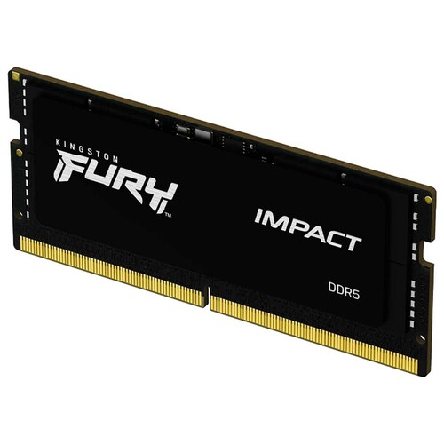 Memoria RAM DDR5 8GB 4800MT/s KINGSTON FURY IMPACT Laptop Negro KF548S38IB-8 