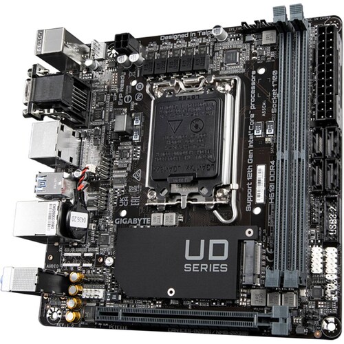 Tarjeta Madre GIGABYTE H610I Intel 1700 DDR4 Mini-ITX PCIe 4.0 