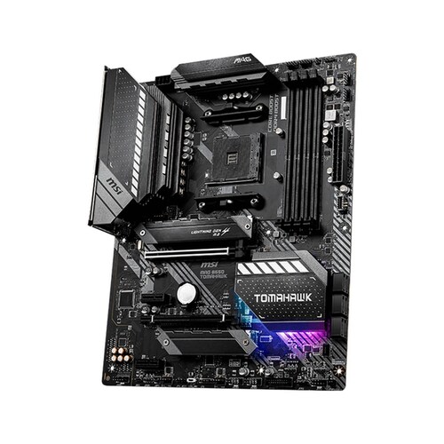 Tarjeta Madre MSI MAG B550 TOMAHAWK AM4 2x DDR4 USB C ATX 