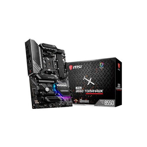 Tarjeta Madre MSI MAG B550 TOMAHAWK AM4 2x DDR4 USB C ATX 