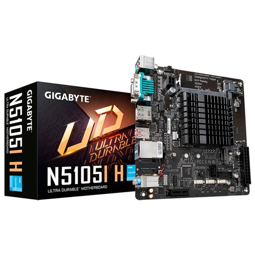 Tarjeta Madre GIGABYTE N5105I H Intel N5105 DDR4 Mini-ITX 