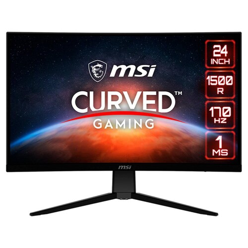 Monitor Gamer Curvo 24 MSI G242C 1ms 170Hz Full HD VA HDMI DP 1500R FreeSync 