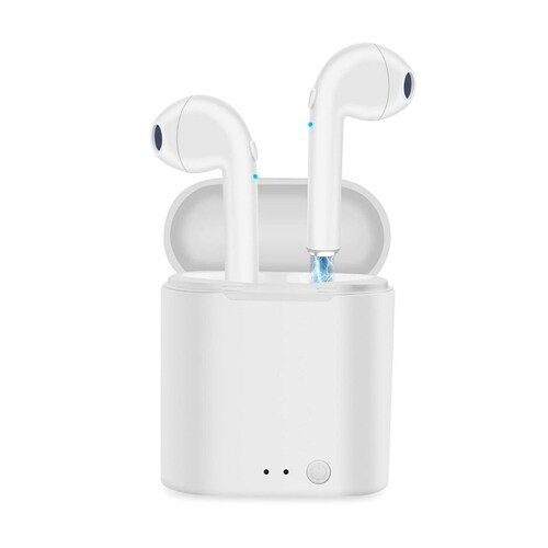Audifonos Inalambricos TWS i7S Eleven Android iOS Blanco 
