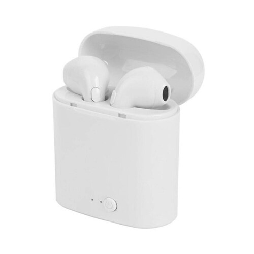 Audifonos Inalambricos TWS i7S Eleven Android iOS Blanco 