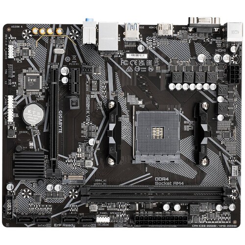 Tarjeta Madre GIGABYTE A520M K V2 AMD AM4 DDR4 Micro-ATX 