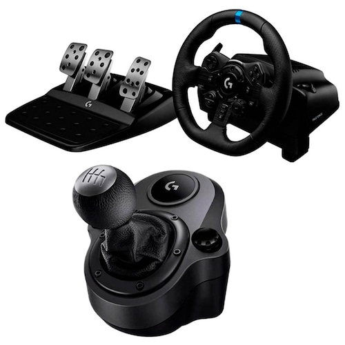 KIT Volante LOGITECH G923 TRUEFORCE Palanca Pedales PS4 PS5 941