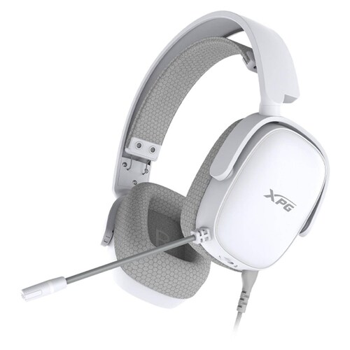 Audifonos Diadema Gamer XPG PRECOG S Microfono 3.5mm Blanco PRECOG S-WHCWW 