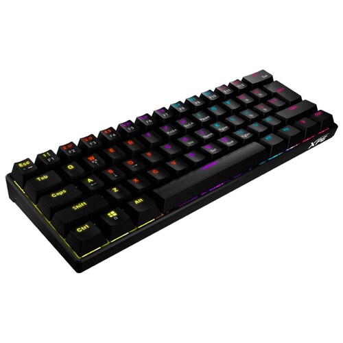 Teclado Gamer Mecanico XPG SUMMONER MINI Switch Red RGB USB Negro SUMMONERMINI61RD-BKCES 