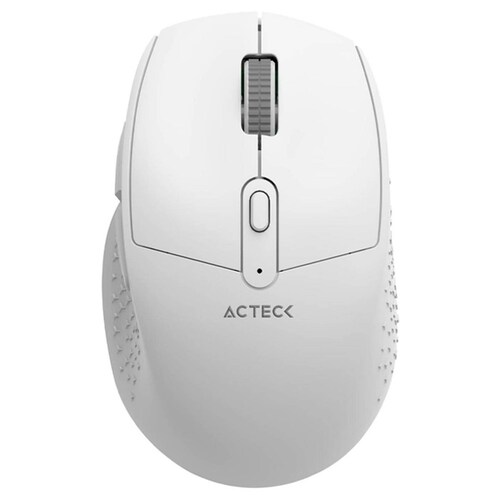 Mouse ACTECK OPTIMIZE ERGO MI680 1600dpi 6 botones Inalambrico USB 2.4 Ghz Blanco AC-934084 