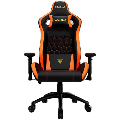 Silla Gamer GAMDIAS ZELUS M2 L BO Reclinable Negro/Naranja 