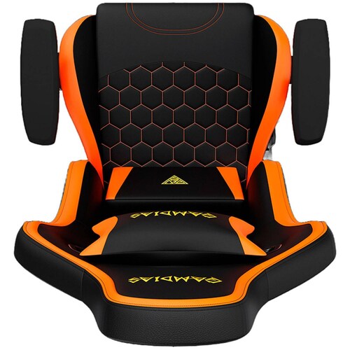 Silla Gamer GAMDIAS ZELUS M2 L BO Reclinable Negro/Naranja 
