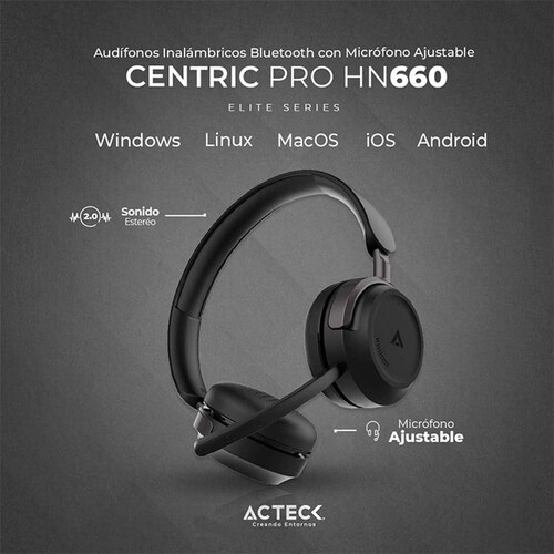 Cascos stereo con cable con proa ajustable