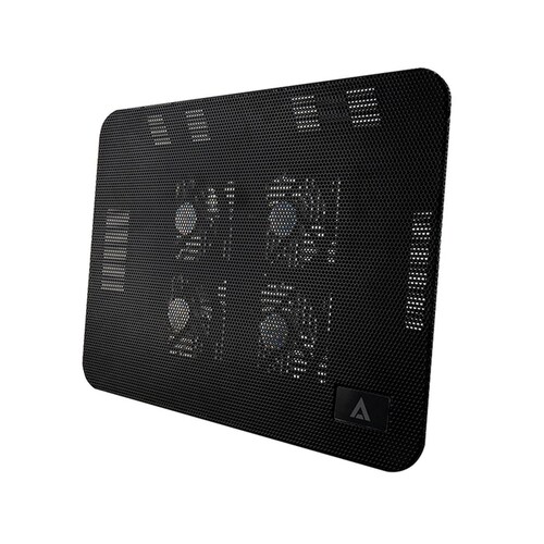 Base Enfriadora ACTECK ICTUS BE450 para laptop 17" Led 4 Fan Negro AC-916561 