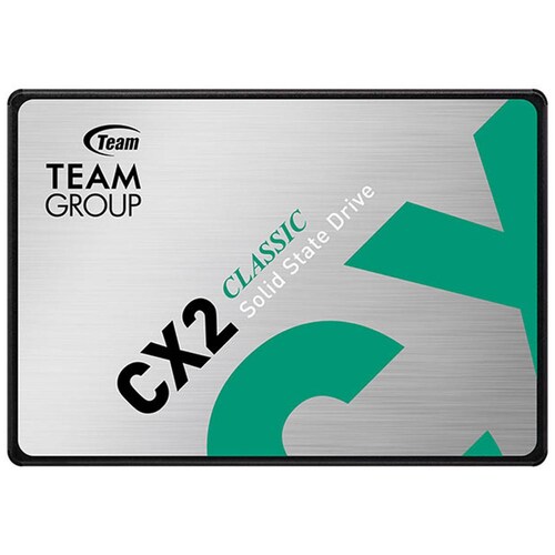 Unidad de Estado Solido SSD 2.5 256GB TEAMGROUP CX2 SATA III 520/430 MB/s T253X6256G0C101 