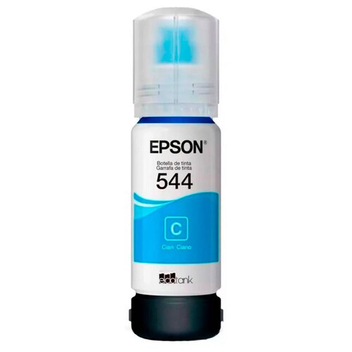 Kit 4 Botellas Tinta EPSON T544 Color L1210 L1250 L3210 L3250 L3260 L5290 L5590 T544-ACMN 