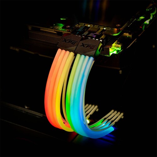 Cable Extension XPG PRIME ARGB Mini VGA 8 Pines ARGBEXCABLE-VGA-BKCWW 
