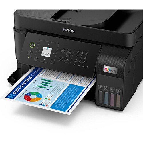 Multifuncional EPSON L5590 EcoTank Tinta Continua ADF Inlambrica RJ45 C11CK57301 