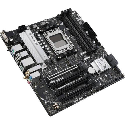 Tarjeta Madre ASUS PRIME B650M-A AX II AM5 4x DDR5 2x M.2 PCIe 5.0 USB-C Micro ATX 