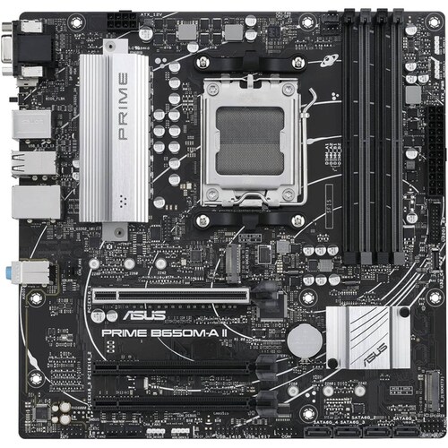 Tarjeta Madre ASUS PRIME B650M-A II-CSM AM5 4x DDR5 2x M.2 PCIe 5.0 USB-C Micro ATX 