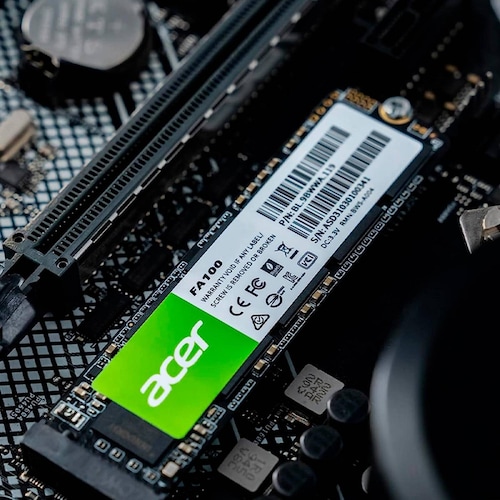 Unidad de Estado Solido SSD M.2 256GB ACER FA100 NVMe PCIe 3.0 3300/2700 MB/s BL.9BWWA.118 
