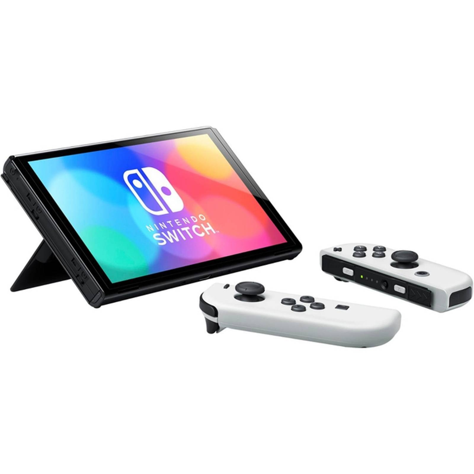Consola NINTENDO Switch OLED 64GB + Micro SD 256GB Blanco Joy-Con