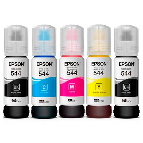 Multifuncional EPSON L5590 EcoTank Tinta Continua 5 Tintas T544 ADF Inalambrica RJ45 C11CK57301-2V 