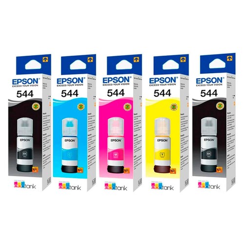 Multifuncional EPSON L5590 EcoTank Tinta Continua 5 Tintas T544 ADF Inalambrica RJ45 C11CK57301-2V 