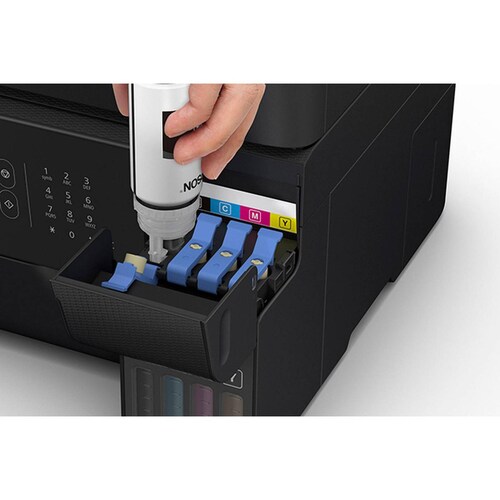 Multifuncional EPSON L5590 EcoTank Tinta Continua 5 Tintas T544 ADF Inalambrica RJ45 C11CK57301-2V 