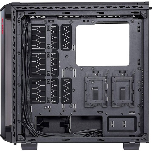 Gabinete Gamer XPG BATTLECRUISER E-ATX Media Torre 4 FAN Cristal Templado USB-C ARGB Negro BATTLECRUISER-BKCWW 