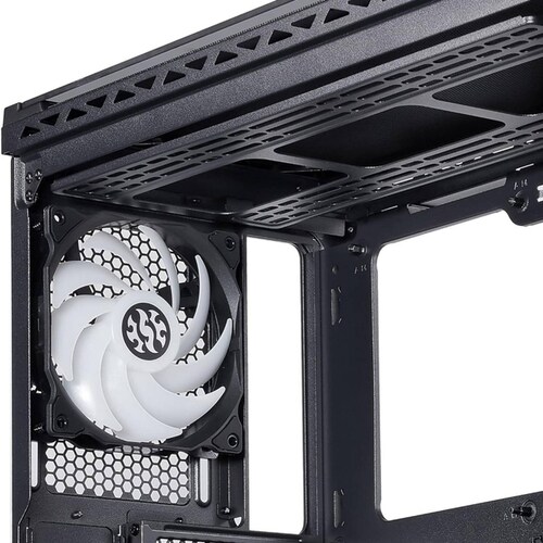 Gabinete Gamer XPG BATTLECRUISER E-ATX Media Torre 4 FAN Cristal Templado USB-C ARGB Negro BATTLECRUISER-BKCWW 