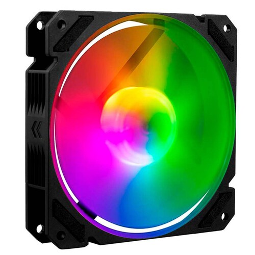 Ventilador Gamer BALAM RUSH EOLOX BLAZE EX70W 120mm RGB 1200RPM Blanco BR-938051 