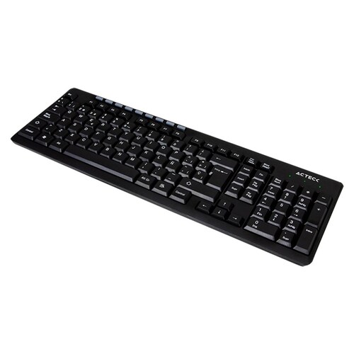 Teclado ACTECK INSPIRE TI215 Inalambrico USB Clasico Negro AC-913973 