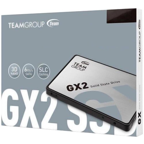 Unidad de Estado Solido SSD 2.5 2TB TEAMGROUP GX2 SATA III 550/500 MB/s T253X2002T0C101 