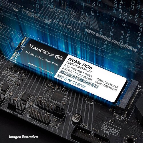 Unidad de Estado Solido SSD M.2 4TB TEAMGROUP MP34 NVMe PCIe 3.0 3500/2900 MB/s TM8FP4004T0C101 