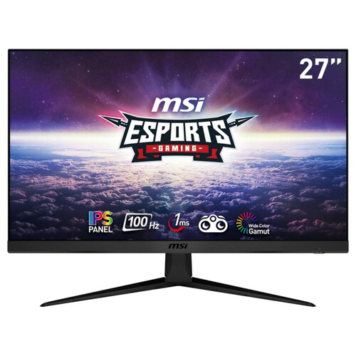 Monitor Gamer 27 MSI G2712V 1ms 100Hz Full HD IPS HDMI DP FreeSync 