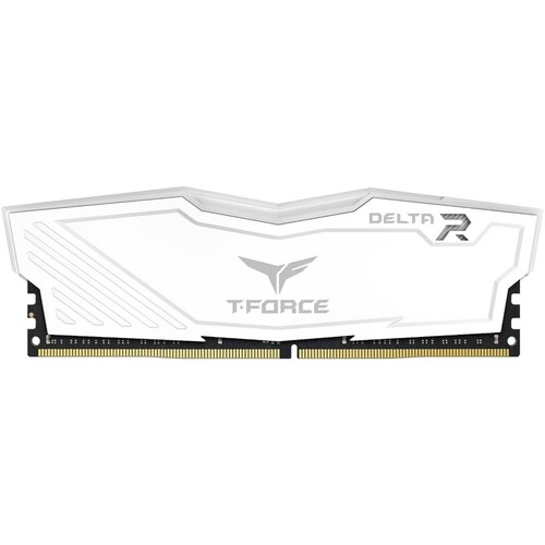 Memoria RAM DDR4 32GB 3200MHz TEAMGROUP T-FORCE DELTA RGB 1x32GB Blanco TF4D432G3200HC16C01 